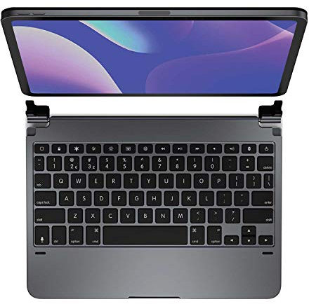 Brydge 11.0 Pro Wireless Keyboard | Compatible with iPad Pro 11-inch (2018) | Backlit Keys | Long Battery Life | (Space Gray)