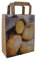 PGV Papiertragetaschen Kartoffeln - braun mit Flachhenkel - nassfest - Verschiedene Größen und Mengen 18 + 8 x 22 cm (250 Stück)