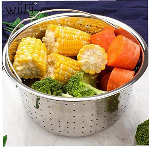 Stainless Steel Air Fryer Accessories Dishwasher Safe Nonstick Sturdy Steamer Basket Coating Pressure Cooker Oven Air Fry/fryer Ring Attachment Accessory Kitchen Tools 1pc