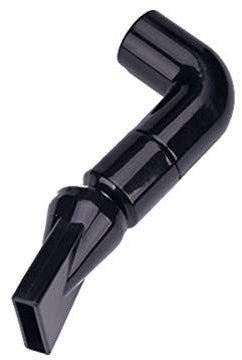 Aquarium Pump Duckbill Nozzle Water Outlet Return Plumbing Fitting Supplies Fish Tank Water Pump Tools Gadgets L Size Inner Diameter 16mm External Diameter 19mm Black