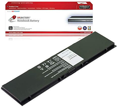 DR. BATTERY 34GKR Batterie Compatible avec Dell Latitude E7440 E7450 0D47W 3RNFD 451-BBFS 451-BBFT 451-BBFV 451-BBFY F38HT G0G2M G95J5 KR71X PFXCR T19VW [7.4 V / 33Wh]