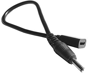 DC 3.5 x 1.35 mm macho - micro USB hembra conector cable de carga alimentación longitud 20 cm, 1 piezas (TYPE-4)