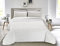 Banzaii Trapuntino, Copriletto Primaverile Estivo Matrimoniale 250x260 Bianco/Bianco Made in Italy