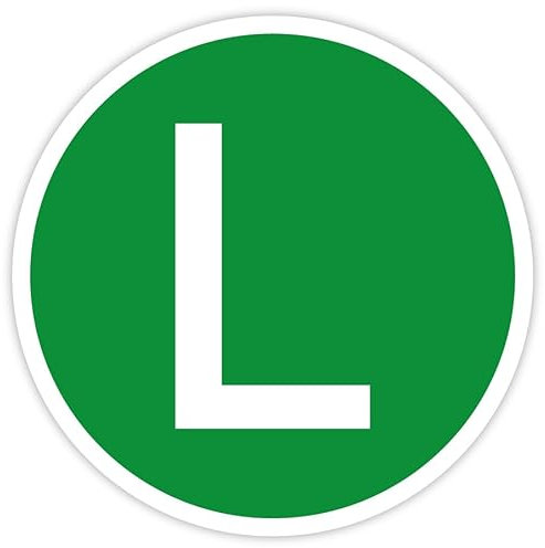 Aufkleber Lärmarme Kraftfahrzeuge L Kennzeichnung LKW Fahrzeug Sonderschild Folie selbstklebend | Ø22cm Made in Germany