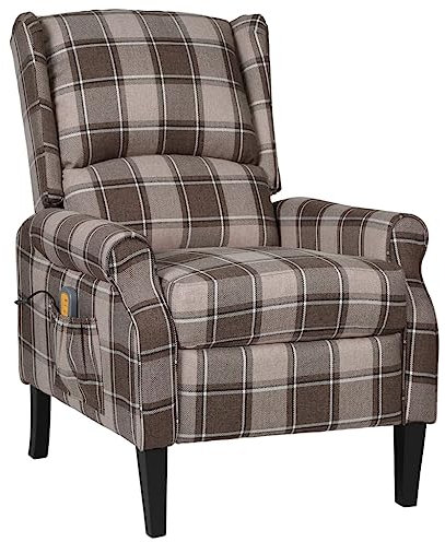 vidaXL Massagesessel, Elektrisch Verstellbar Sessel mit Heizung Liegefunktion, Fernsehsessel Relaxsessel mit Fernbedienung, Liegesessel Ruhesessel, Beige Stoff