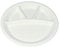 ECOWARE 100% Natural, Biodegradable, Compostable, Ecofriendly, Bagasse, Safe & Hygienic Disposable 12 inch 4 Compartment 304mm, 30cm Round Plate (50)