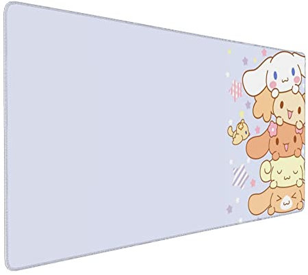 Kawaii Girly Gaming Mouse Pad, Lungo Esteso XXL Mousepad, Extra Large Scrivania Pad Tastiera Tappetino per Lavoro Gioco Ufficio Casa, 80 x 40 cm