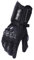 Harssidanzar Motorradhandschuhe aus Leder für Männer und Frauen,Touchscreen Powersports Carbon Fiber Knöchelschutz Motorradhandschuhe KM045, Schwarz,Größe L