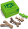 Benebone Puppy Unzerstörbare Hundekauspielzeug Geschenkbox für aggressive Kauer mit Querlenker, Fischgräten, Stock & Zaggler, lang anhaltende Langeweile Brecher, Aromen, für Welpen,