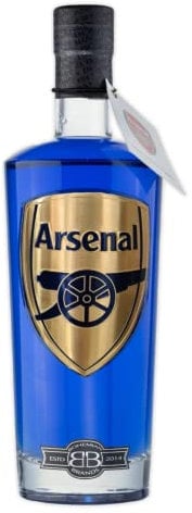 Arsenal Berry Vodka Gifts for Men & Women, Distilled 5 Times for an Exceptional Taste, Perfect Birthday Present, Premium Alcohol by Bohemian Brands, Made in the UK, 37.5%, 70 cl