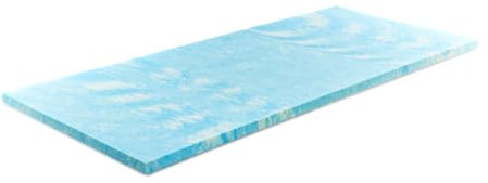 MatraMAXX Gelschaum Topper I RG 50 I Hochwertiger Tencel Bezug |Antirutschunterseite I Made in Germany | 90x210cm