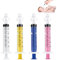 Vicloon Baby Nasendusche,4PCS Nasenspüler für Babys,10ml Wiederverwendbare Nasenreiniger,Tragbares Säuglings-Nasenreinigungsspülgerät, Bunt Nasenspüler