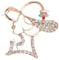 Wendalern Strass Brosche Pin Abstrakte Bunte Kristall Avatar Brosche Lustige Dame Gesicht Revers Pin Hochzeit Brautstrauß Korsage Brosche Schmuck Für Frauen Mädchen