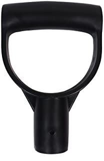 D Shaped Plastic Shovel Handle,Garden Grip Spade Handle Replacement 28mm Inner Diameter Plastic Spade Digging Raking Tools Black