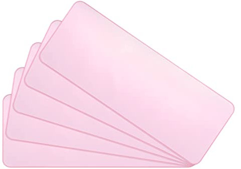 PATIKIL Universal Silicone Keyboard Protector Skin for 15.6-17.3 Laptop Notebook 14.2 x 5.1 Inch Pink Ultra Thin Keyboard Cover Keyboard Protective Film 5Pcs