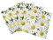 Gänseblümchen Servietten 2-lagig (33 x 33 cm) I 20 Stück I Perfekt für Geburtstage, Partys, Hochzeiten, Kommunion und Feiern I Papierservietten Bunt - Blätter, Rahmen, Ornament I Leaves Frame