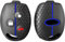 OTMIK Silicone pour Clé de Voiture étui pour Ford Fiesta Mk7 Mk5 Mk6 Mondeo Focus 2 Mk2 Transit Ka Fusion C-Max S-Max Porte clés Accessoires (Ligne Bleue)