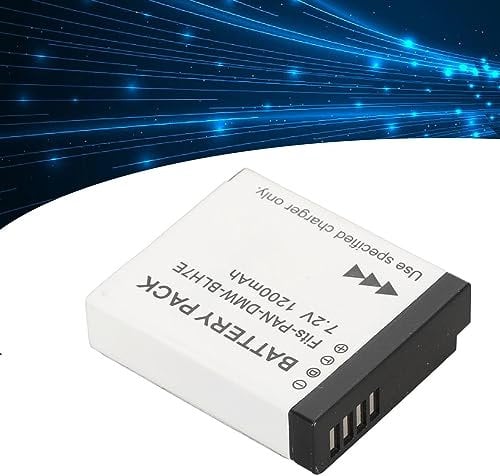 Gigicial DMW-BLH7E Replacement Batteries 7.2V 1200mAh, Rechargeable Battery Pack for Digital Camera,Compatible with DMC GM5 GF7 GF8 GF9 GF10 Camera Battery