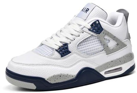 Herren Sportschuhe Große Größe Sportschuhe Herren Basketballschuhe Mode Sport Basketballschuhe Retro Shoes Trainers for Kids and Adults 41EU