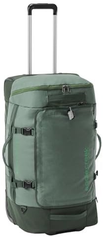 Eagle Creek Cargo Hauler XT Reisetasche mit Rädern, Faltbare Rucksackgurte, verschließbarer U-Deckel und leicht zugängliches Fach, Entengrün