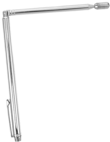 OSALADI Règle Xunlong tige de feng shui baguettes de sourcier outil de divination de sourcier en laiton de sourcier utile de sourcier en métal Silver