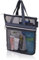 Duschcaddy, 26x25x8 cm Schnell trockener Einkaufstasche mit Reißverschluss und 2 Taschen, tragbarer leichter Hängsorganisator oder College -Schlafsaal, Fitnessstudio, Strand, Reisen (schwarz) Dusch C