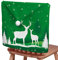 Hixingo Weihnachten Stuhlhussen 2 4 6 8 er Set,Grün Weihnachten Stretch Stuhlhussen Waschbar Stuhlbezug,Esszimmerstühle Stuhlbezüge für Küche,Restaurant,Bankett,Party Schutz (6er Set,Rentier 2)