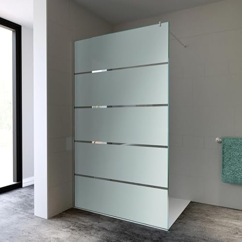 Moderne Glasdusche Duschabtrennung Dusche aus Glas Duschwand Luxus. Komfort und modernes Design für Ihr Badezimmer (Breite X Höhe) (Design Dusche MATAU, 75x200cm)