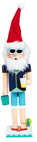 Cabilock Nussknacker Union-Jack-Geschirr Figuren Weihnachtsdekorationen Bausatz Thematisiert Weihnachtsschmuck Flitter Weihnachten Urlaub Aufblasbare Weihnachtsdekoration Mann Rot Holz Blue