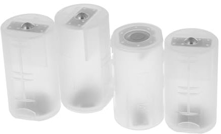 Kisangel Rechargeable Battery d Size d Battery Adapter Adapters Easy Converter Tools