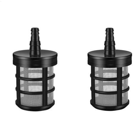 Garden Hose Sediment Filter, 2 Pc Pressure Inline Water Filter, Hose Strainer Household Water Filters With 50 Mesh Screen, Water Pumps, Sprayers, Car Washers, Garden Irrigation
