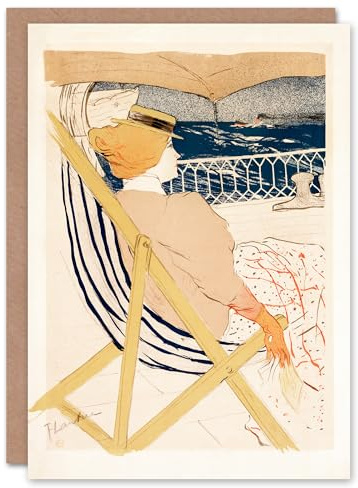 Artery8 Toulouse Lautrec Art Card Ocean Cruise Passenger