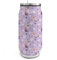 Yexignaon Flower Milk Tea Print Water Bottle Kids Purple Insulated Water Bottle Stainless Steel for School Durable Thermal Flasks Hot Drinks 16Oz Travel Tumbler with Straw and Lid