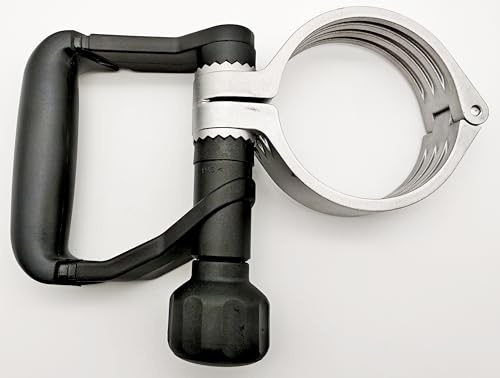 Kraftfeld Handle Diameter 95 mm Clamp Handle Compatible with/Replacement for: Bosch GSH 16-28, GSH 16-30 and Other Machines with Holder (Neck) Diameter 95 mm