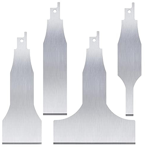 Cpolebev SäBelsäGen-Schaberklinge 4 StüCk, Klingen Recipro Tools Als ZubehöR und Adapter für SäBelsäGen