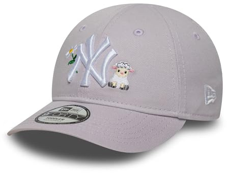 New Era New York Yankees 9Forty Icon Cappellino per Bambini Lilla