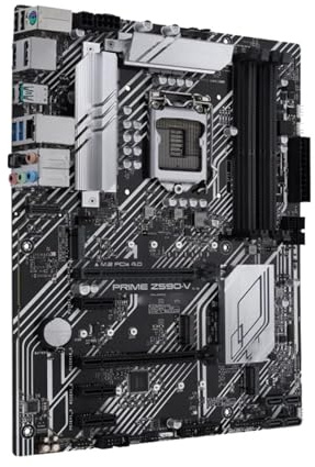 scheda madre Scheda madre Fit For ASUS PRIME Z590-V supporta i9-11900KF i7-10700K i5-10400F i5-11600K CPU LGA1200 4xDDR4 DIMM 5133MHz M.2 NVME HDMI ATX