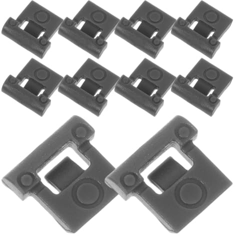 Garneck 10pcs Hinge Angle Restriction Clips for Cabinet Door Limiter, Plastic Cupboard Door Protector with Safety, Easy Installation for Kitchen and Wardrobe Hinges