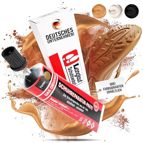 Langlauf Schuhbedarf Pâte de réparation pour chaussures et semelles de chaussures, kit de réparation de chaussures, pâte de réparation de talons, pâte de réparation de semelle de chaussure (beige)