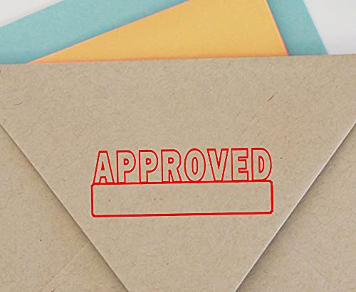 Approved Self Inking Rubber Stamp Red Ink Office Stamp Custom Colop Stamper