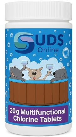 SUDS-ONLINE 50 X Chlorine 20g Multifunctional