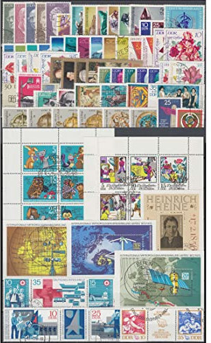 Goldhahn DDR Jahrgang 1972 gestempelt komplett Briefmarken für Sammler