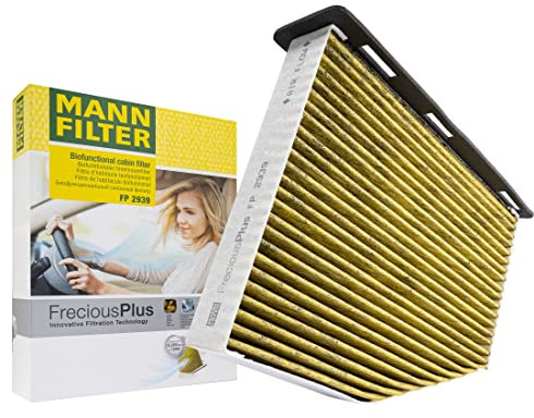 MANN-FILTER FP 2939/1 Innenraumfilter/Kabinenluftfilter - FreciousPlus Biofunktionaler Pollenfilter - Rechtslenker für Pkw + Transporter