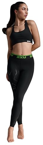 2XU Womens Refresh Recovery Tights, Black/Nero, XL
