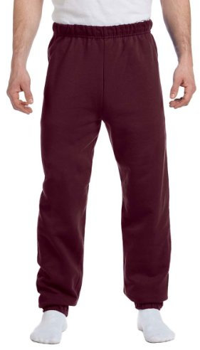 Adult 8 oz. NuBlend� Fleece Sweatpants MAROON XL