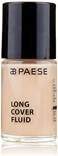 Paese Cosmetics 01 Light Beige Long Cover Fluid Foundation, 30ml