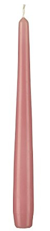 Candele a Punta Rosa Antico 24 x 2,3 cm, 50 Pezzo di Candele im Gastro Confezione