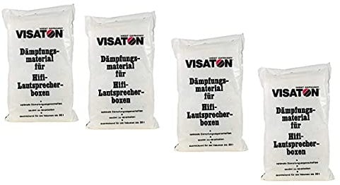 Visaton Lautsprecher Boxen Dämpfungsmaterial 4er Pack