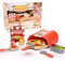 Fat Brain Toys Pretendables Pizza Oven Set - Pretend Play Kitchen with Oven, Peel, Pizza Slices, Toppings and Other Kids Kitchen Accessories - Play Food Learning Toys - Kids Toys for +3 Year Olds