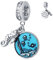 Seepferdchen und Meer Ozean leben Anhänger Charms, Fit Pandora Meer Armband, 925 Sterling Silber Blau Emaille Oktopus Fisch Seestern Perlen mit CZ, Geschenk für Oma/Freunde